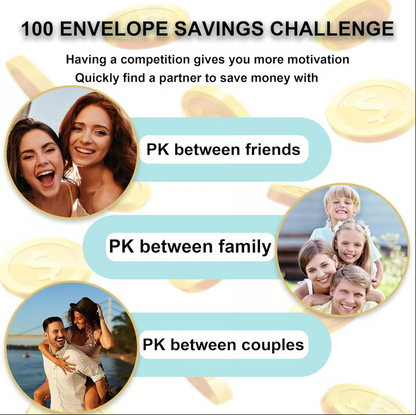 100 Envelope Savings Challenge Book