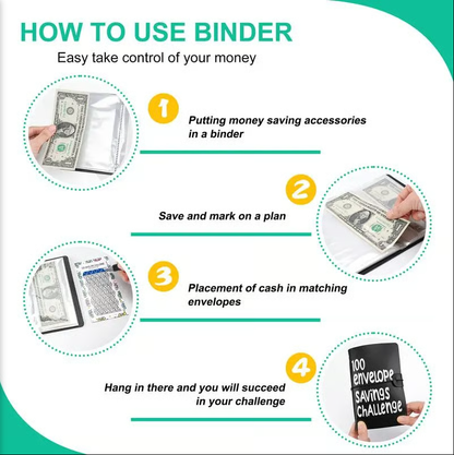 100 Envelope Savings Challenge Book