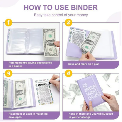 100 Envelope Savings Challenge Book