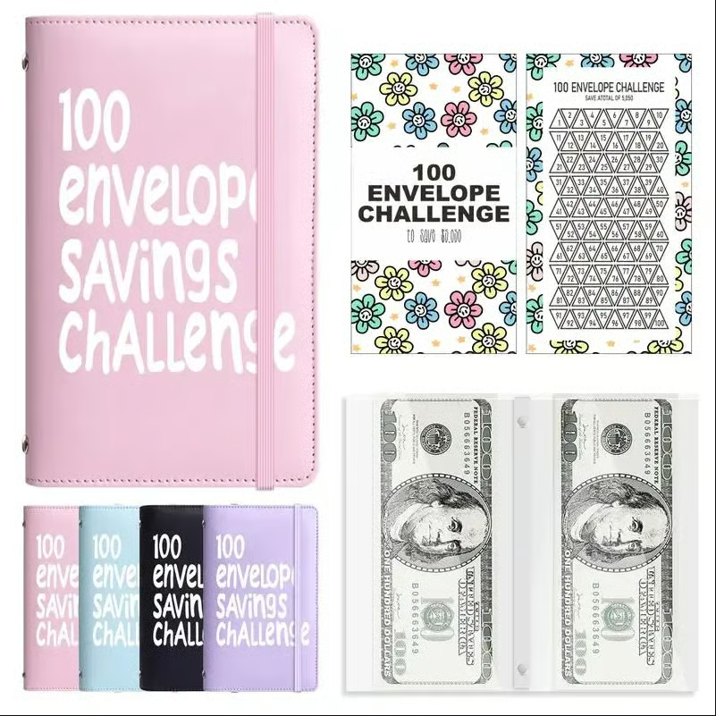 100 Envelope Savings Challenge Book